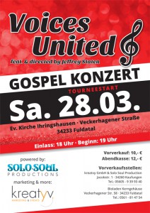 Voices United Plakat