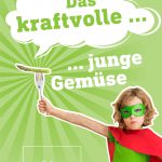 Spargel-Flyer "junges Gemüse"