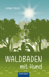 Waldbaden mit Hund von Yvonne Prekop