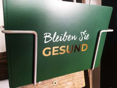 Postkarte Bleiben Sie gesund